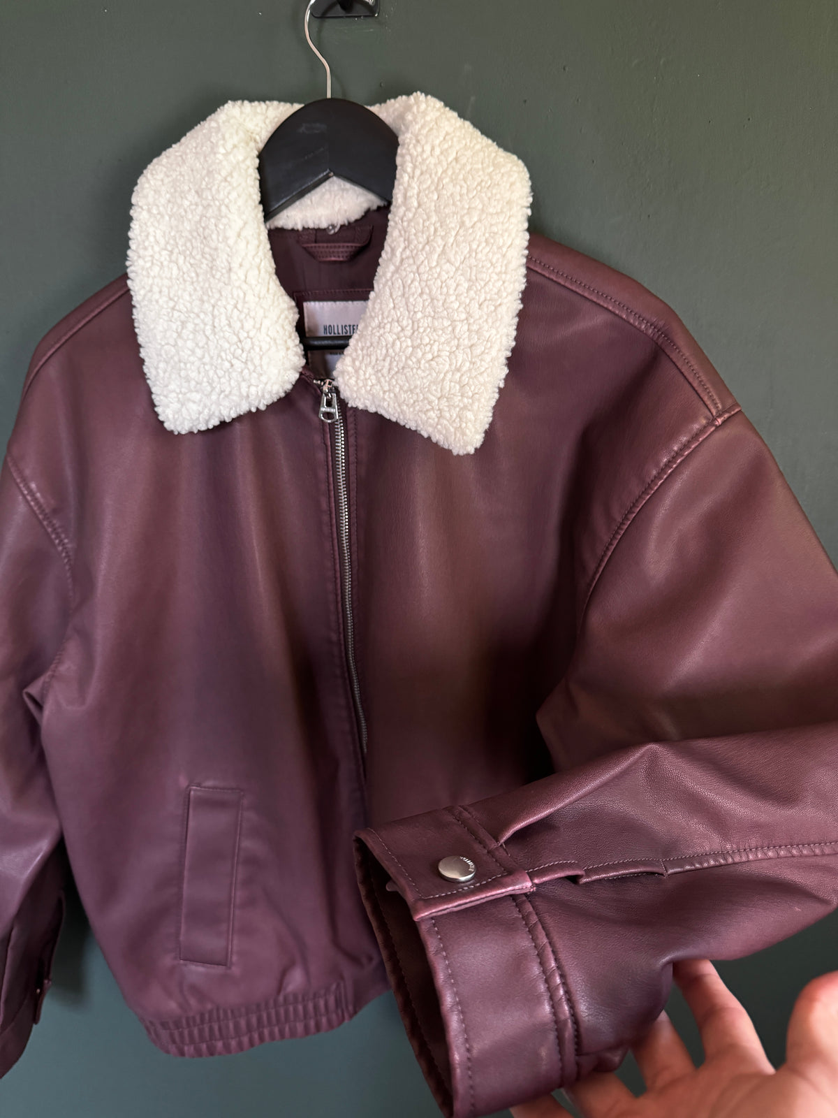 Chaqueta Hollister Sherpa Bomber