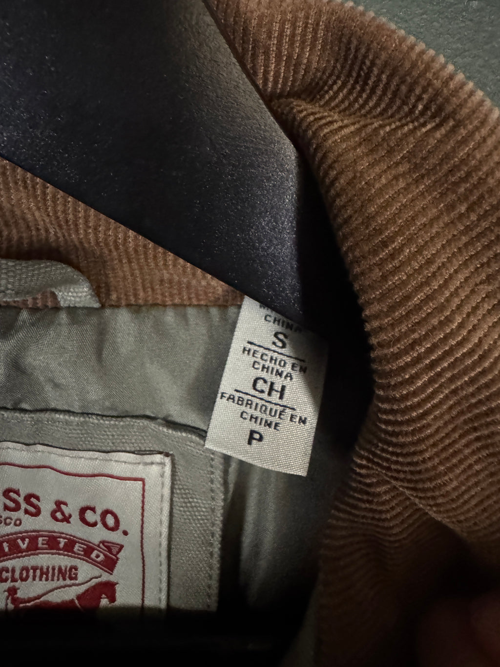 Chaqueta Levi's Workwear Verde Albahaca