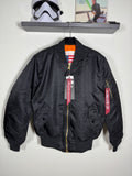 Chaqueta De Piloto Alpha Industries Ma-1 Blood Chit "Nueva"