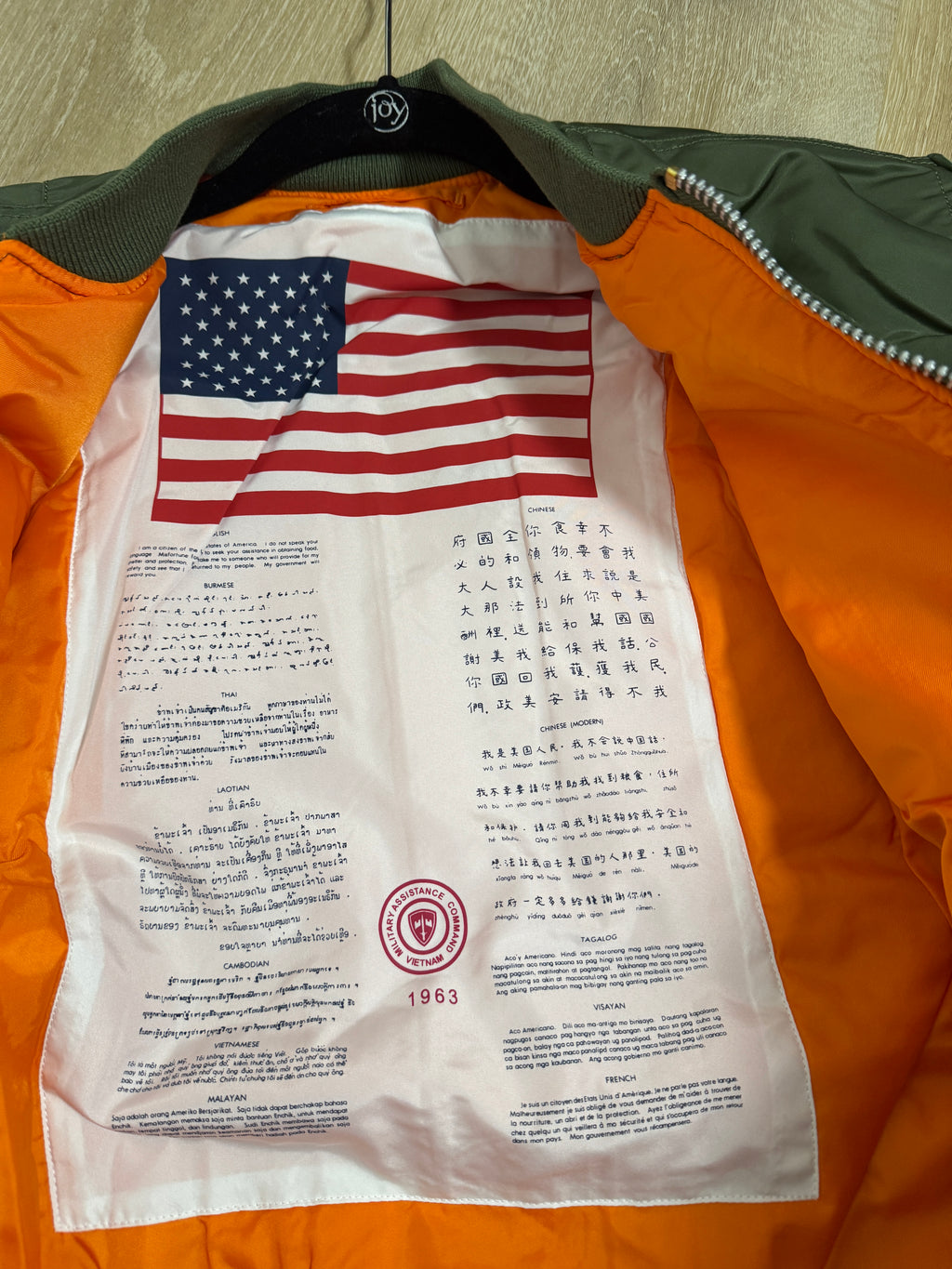 Chaqueta Alpha Industries Ma-1 Bomber Jacket "Nueva"