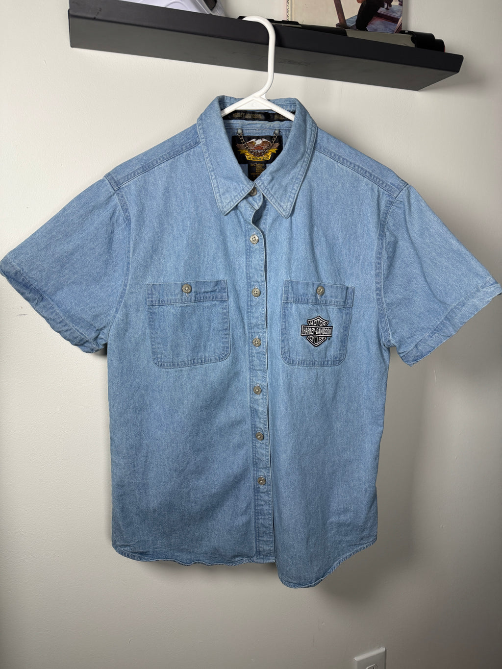Camisa de jean Harley Davidson