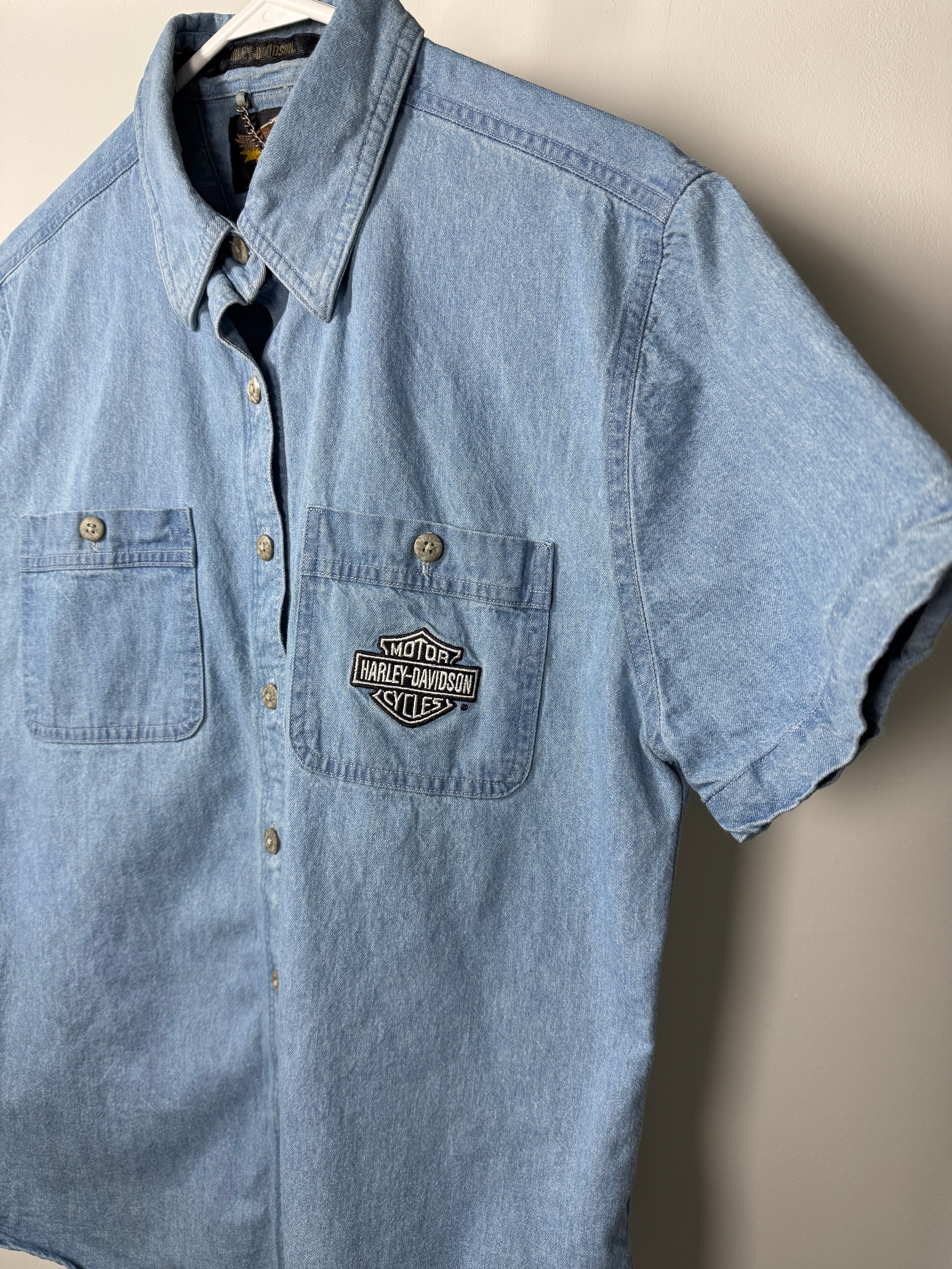 Camisa de jean Harley Davidson