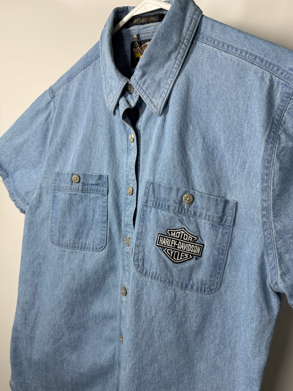 Camisa de jean Harley Davidson