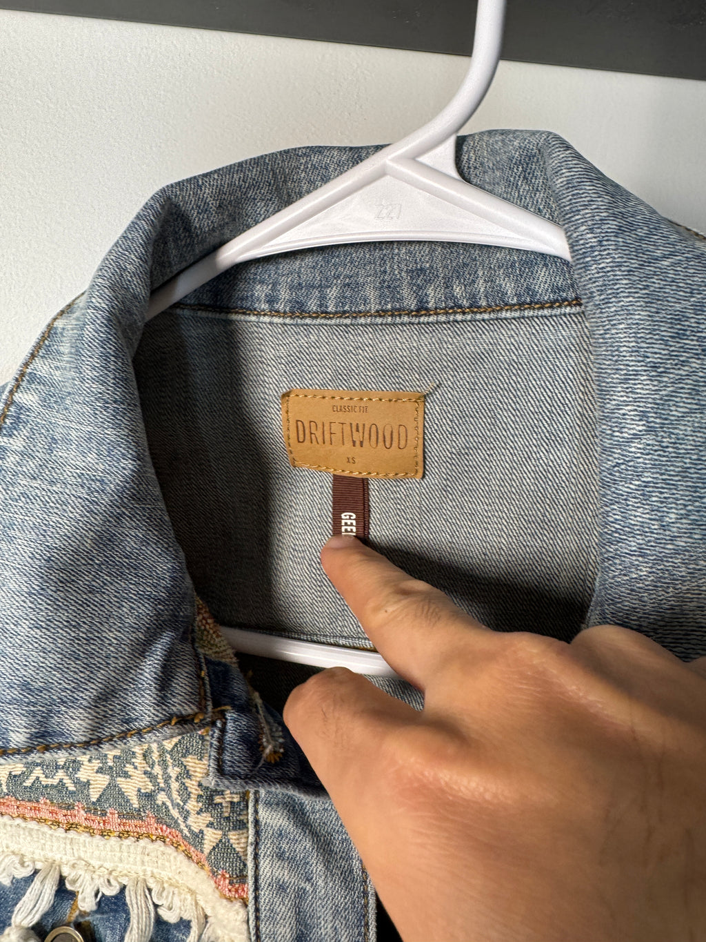 Chaqueta de Jean Driftwood