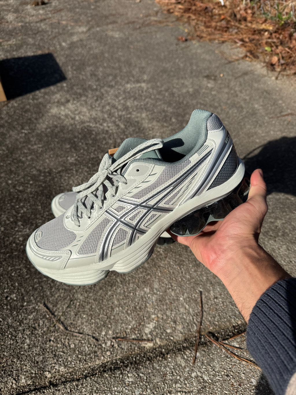 ASICS GEL-KINETIC™ FLUENT "Metallic Silver" Hombre