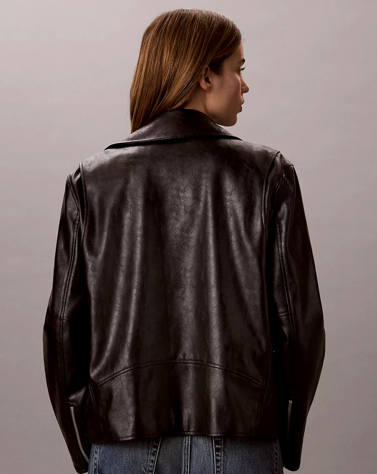 Chaqueta Calvin Klein Moto Faux Leather